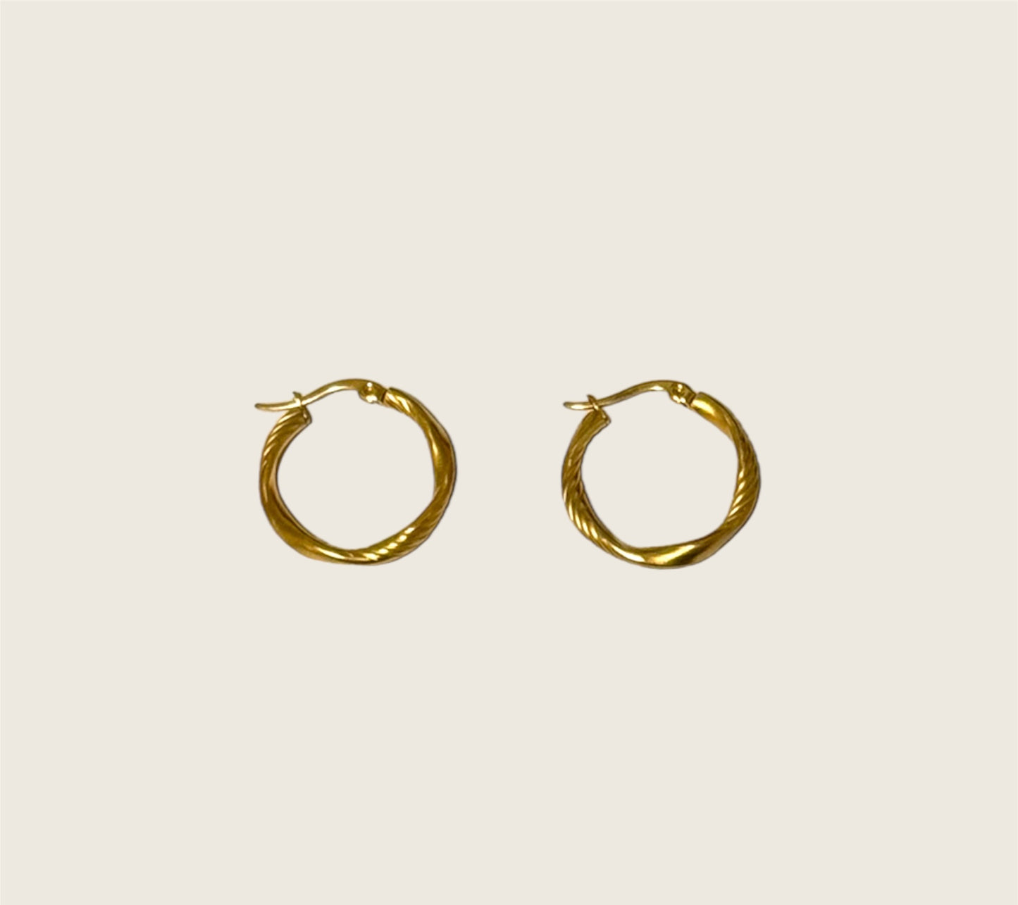 Golden Tide Hoops