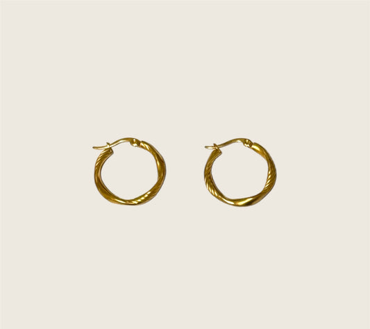 Golden Tide Hoops