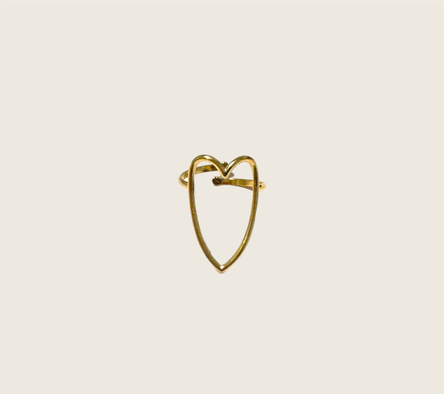 Gold Heart Ring