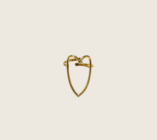 Gold Heart Ring