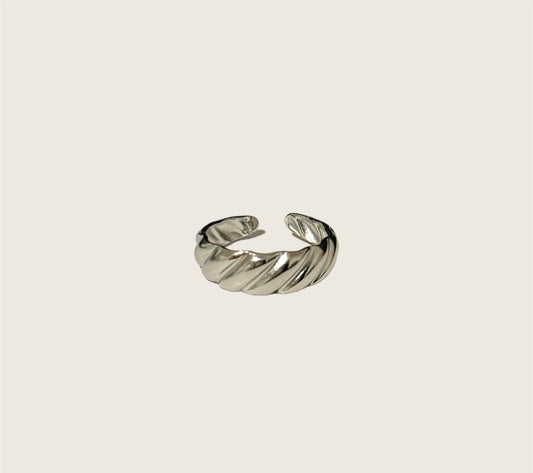 Silver Ripples Ring