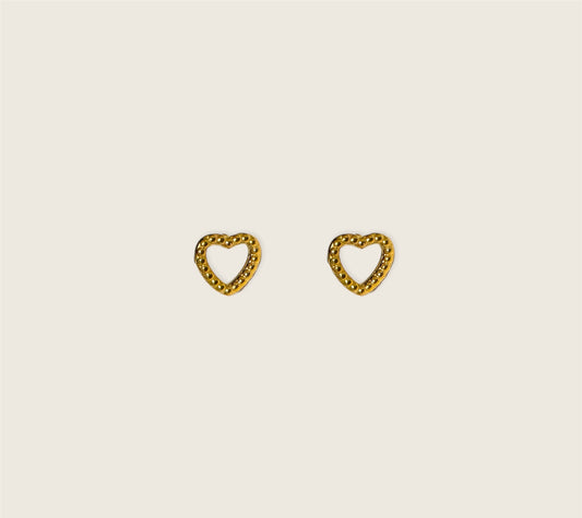 Golden Love Studs