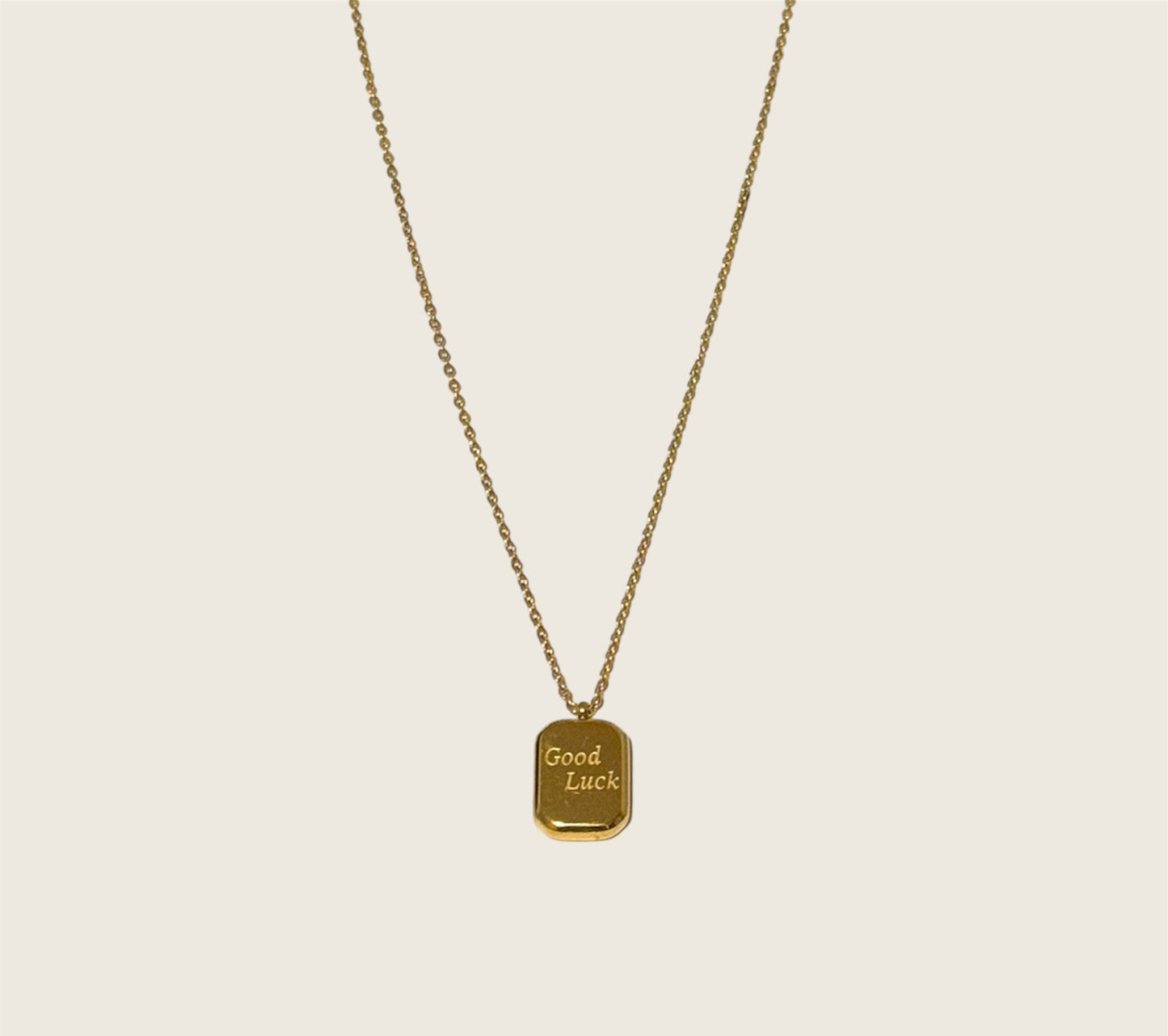 Gold Good Luck Necklace