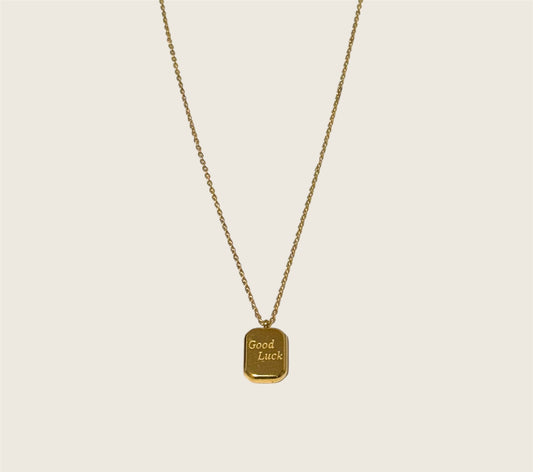 Gold Good Luck Necklace