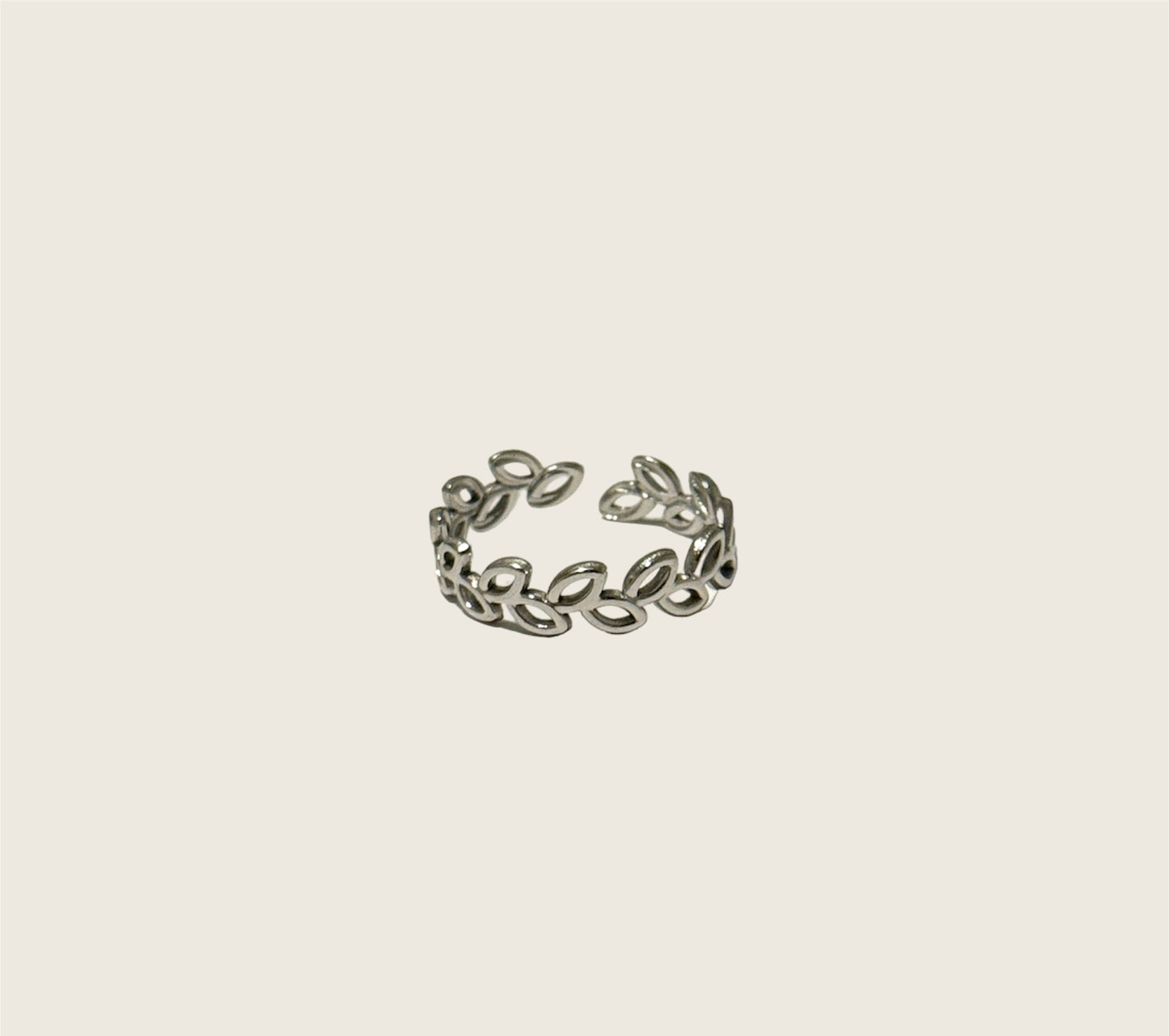 Silver Ivy Ring